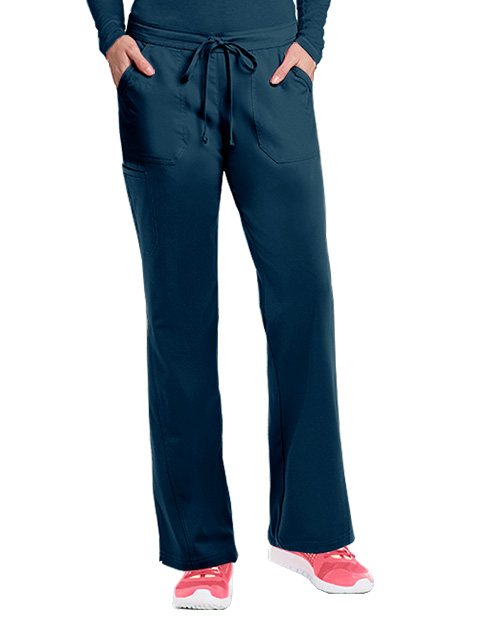 Barco NRG Women's 5-Pocket Embroidered Cargo Scrub Pant