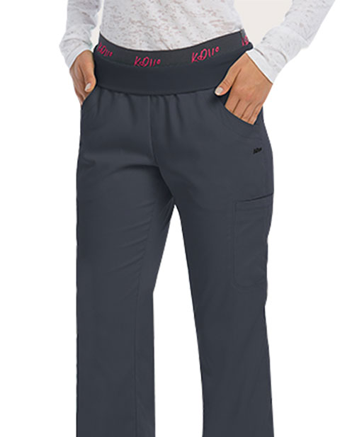 Barco KD110 Women's Four Pockets Logo Elastic Band Pant