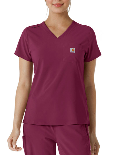 Carhartt Force Cross-Flex Women's Tuck-In Scrub Top