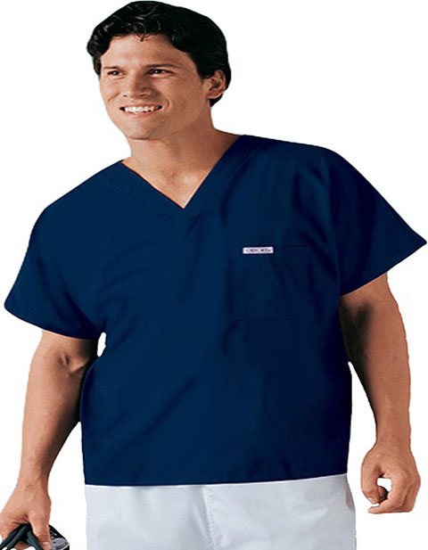 Cherokee Med Man Unisex Basic Single Pocket V-Neck Nurse Scrub Top