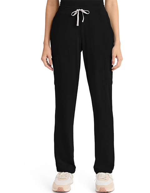 Cherokee Achieve Women's Pull-on Straight leg Petite Pant