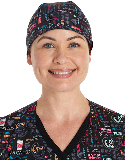 Cherokee Unisex Nurse Power Print Scrub Hat