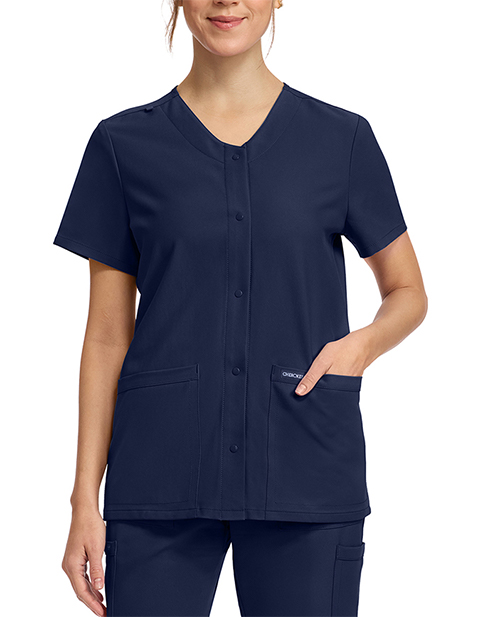 Cherokee WW Originals Ultra Women's Snap-Front Top