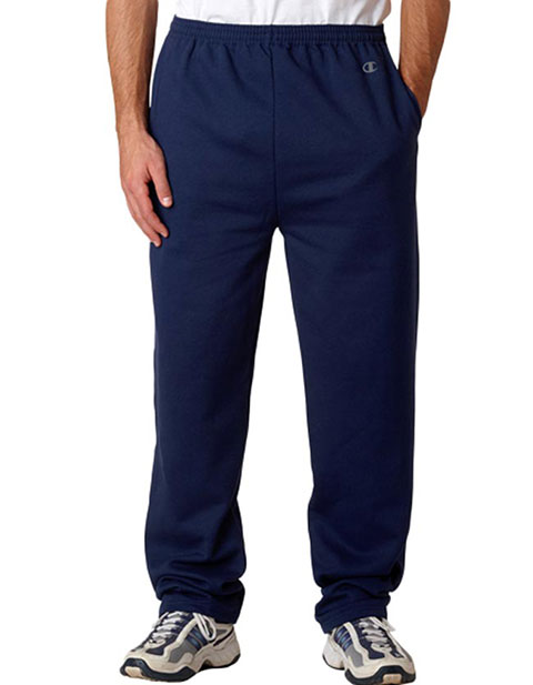 P800 Champion Adult Eco® Open-Bottom Fleece Pants with Pockets
