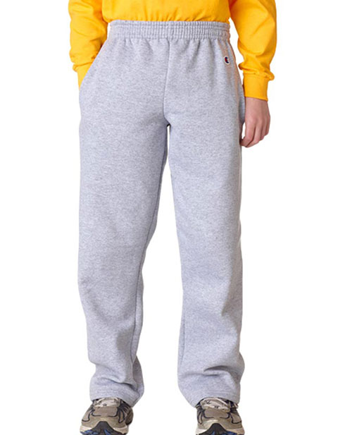Champion Youth Eco® Open-Bottom Fleece Pants