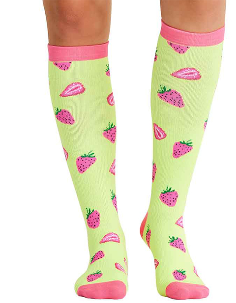 Cherokee Women's Strawberry Patch Support Socks