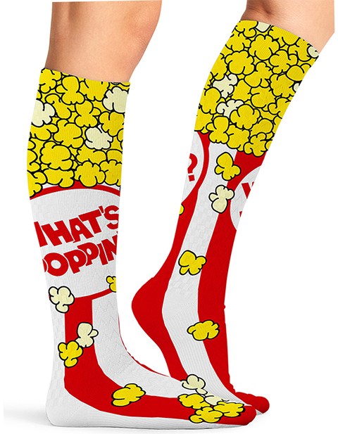 Cherokee Legwear Women's Compression Socks in What's Poppin