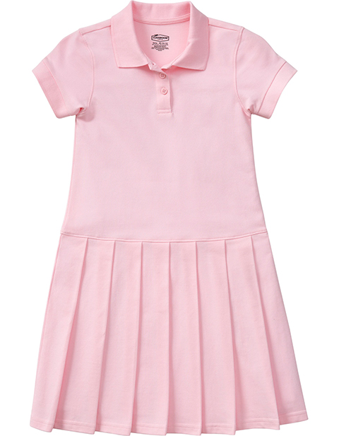 Classroom Uniforms Girl's Short Sleeve Pique Polo Dress