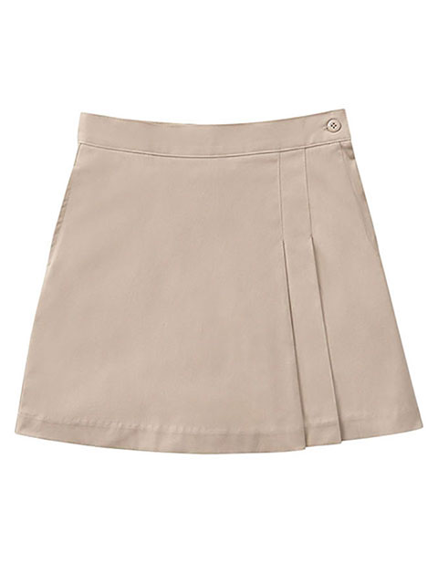 Classroom Uniforms Girls Stretch Double-Pleated Scooter
