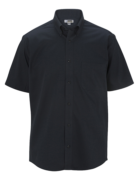 Edwards Men's Cottonplus Short Sleeve Twill Shirt