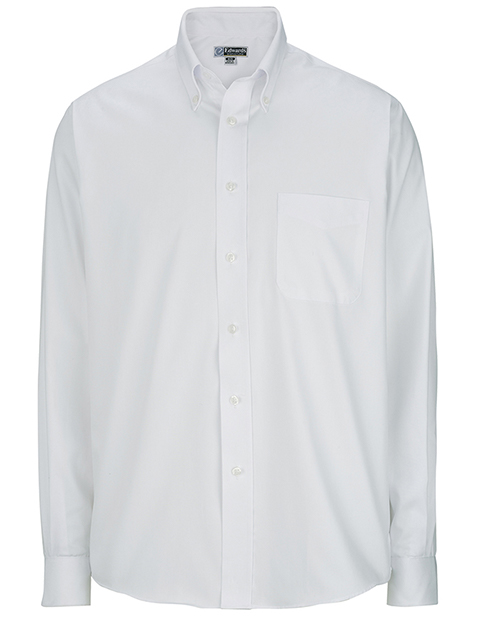 Edwards Men's Long Sleeve Pinpoint Oxford Shirt