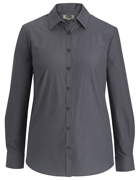 Edwards Women's' Essential Broadcloth Shirt Long Sleeve