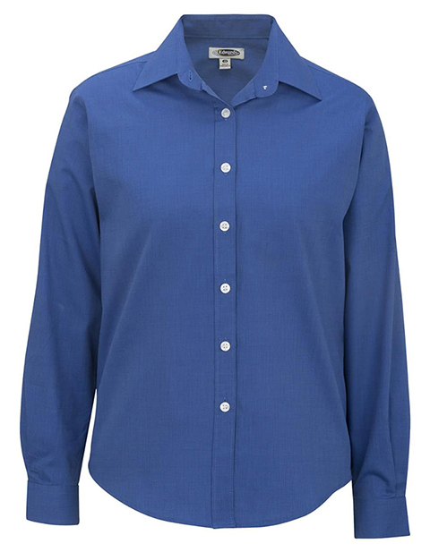 Edwards Women's Long Sleeve Pinpoint Oxford Shirt