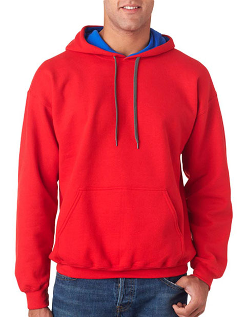 185C00 Gildan Adult Heavy BlendContrast Hooded Sweatshirt