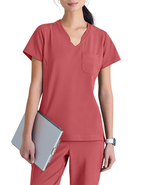 Grey's Anatomy Evolve Women's Sway Tuck-In Scrub Top