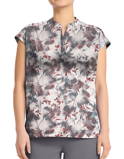 Healing Hands HH QUEST Journey Top Women's quest print in FLOATING BOTANICAL