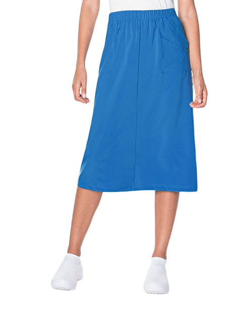 Landau Proflex Women's Modern A-Line Elastic Waist Scrub Skirt