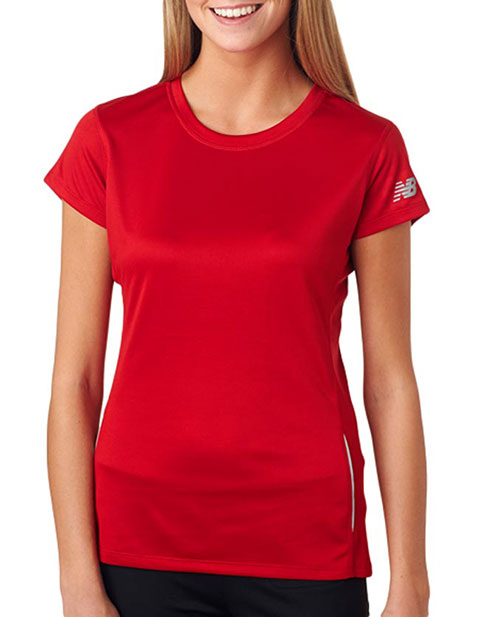 NB9118L New Balance® Ladies' Tempo Performance T-Shirt