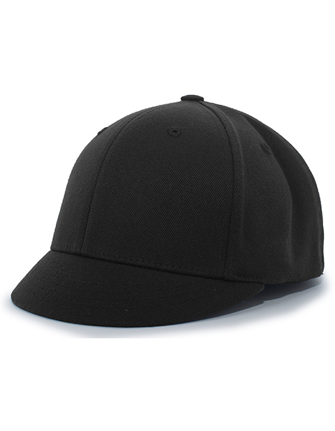 Pacific Headwear Wool Plate Umpire Flexfit Cap