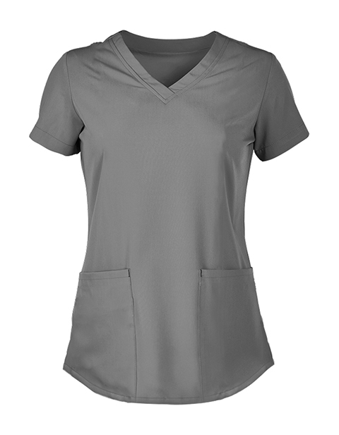 Panda Uniform Women's V-Neck Tunic Scrub Top