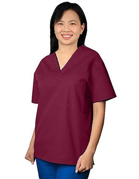 Adar Pro Single Pocket V-Neck Women Nurses Scrub Top