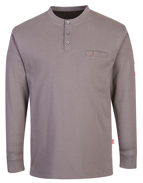 PortWest Antistatic Henley T-Shirt