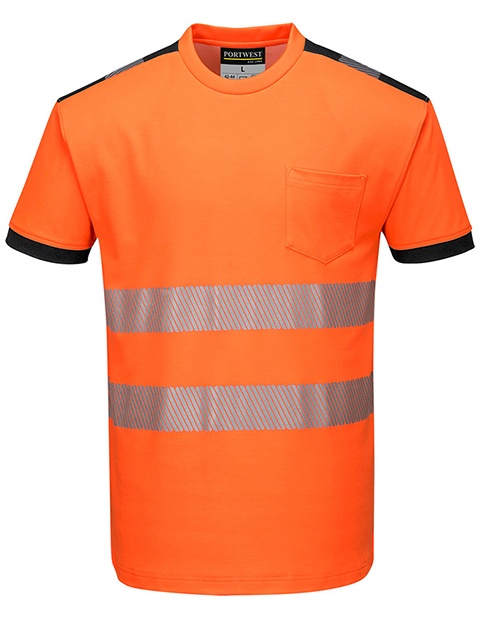 PortWest	Hi-Vis Cotton Comfort T-Shirt