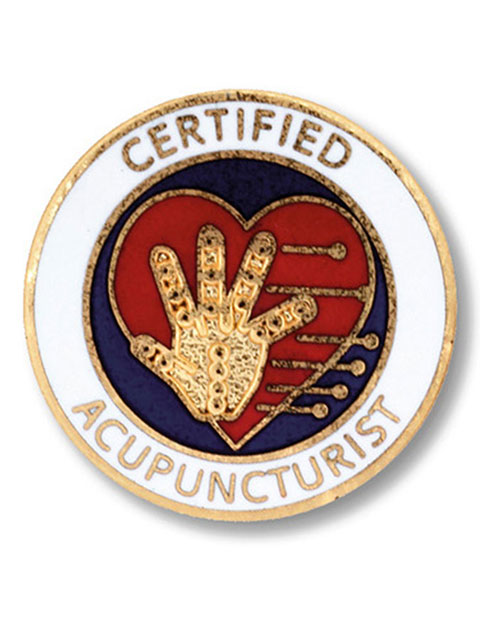 Prestige Certified Acupuncturist Pin
