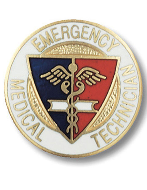 Prestige Emergency Medical Technician Gold Plated Pin