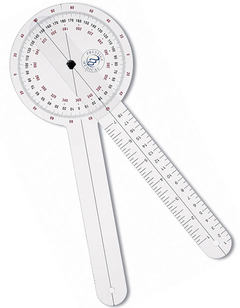 Prestige 12 Inches Protractor Goniometer Measuring Tool