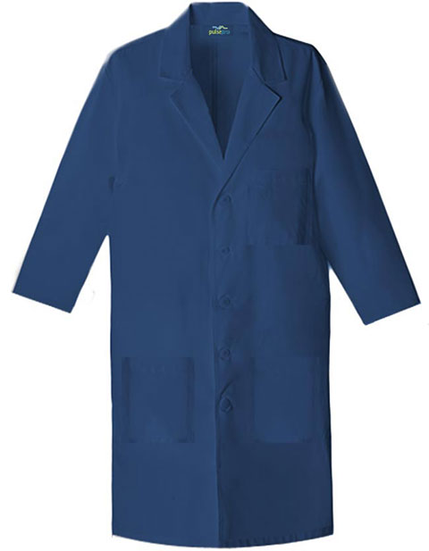 Unisex Three Quarter Sleeves 40 Inches Three Pocket Colored Lab Coats