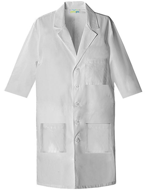 Unisex Three Pocket 40 inch Short Sleeve Lab Coats