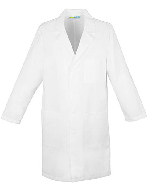 PU Made To Order Unisex Snap Front Long Lab Coat