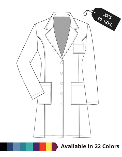 PU Made to Order Women's 37 Inches Long Lab Coat