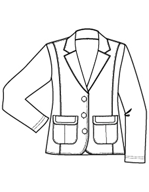 PU Made to Order Women's 28 Inches Fashion Lab Coat