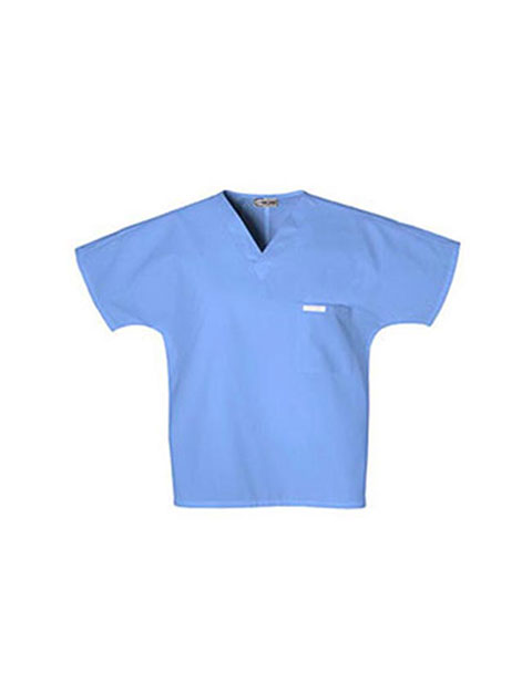 PU Made To Order Unisex V-neck Tunic Nursing Scrub Top
