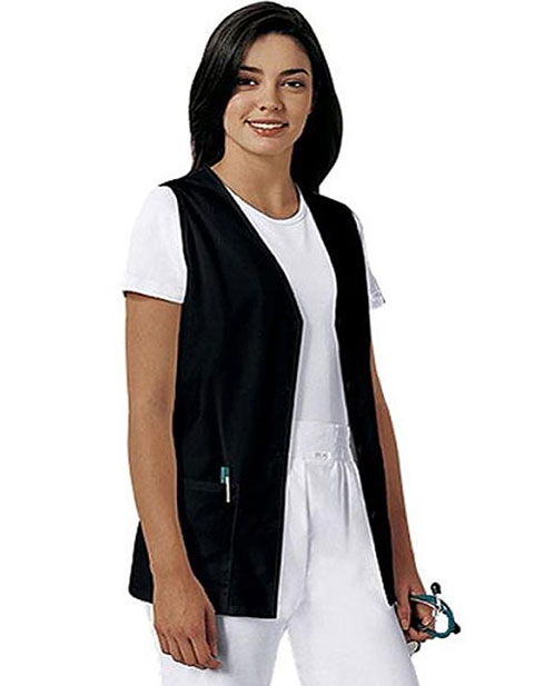 PU Made To Order Unisex Button Front Uniform Vest