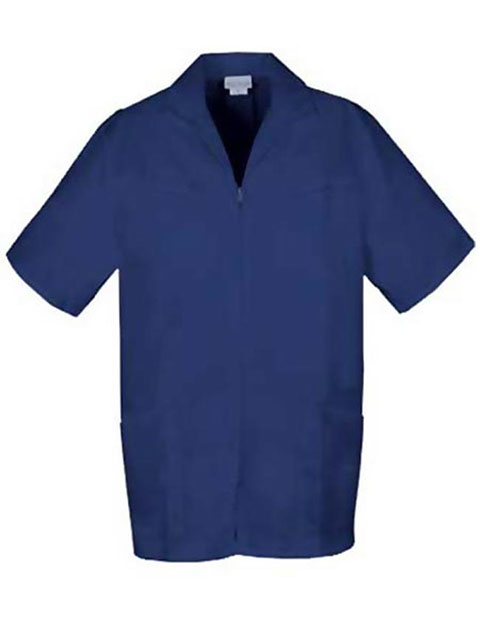 PU Made To Order Men's Two Pocket Zip Front Medical Scrub Jacket