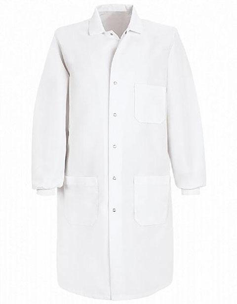 Red Kap Unisex Three Pocket Cuffed Specialized 41.5 Inches Long Lab Coat