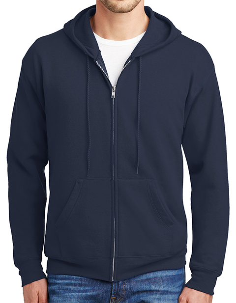 Hanes Eco Smart Full-Zip Hooded Sweatshirt
