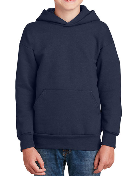 Hanes Youth EcoSmart PulloverHooded Sweatshirt