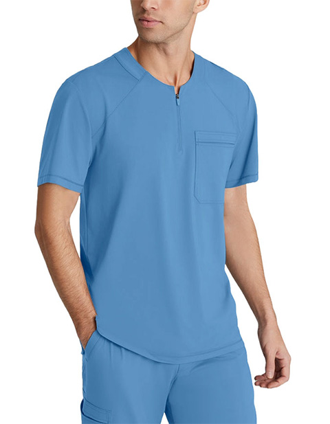 Skechers Men's Flex Curved Neck Scrub Top