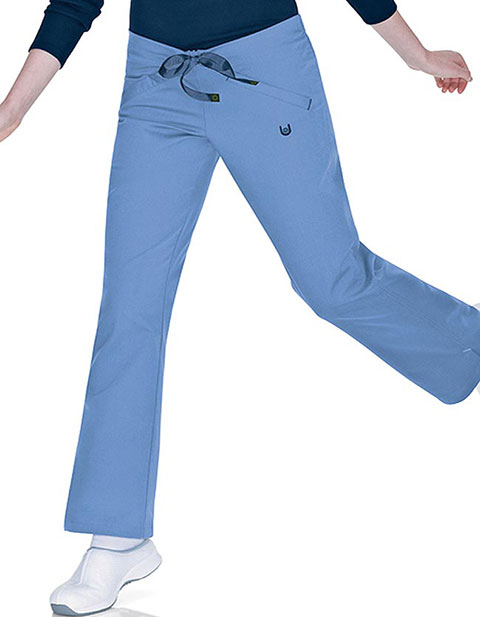 Urbane Sport Womens Zip Pocket Stretch Medical Scrub Pants