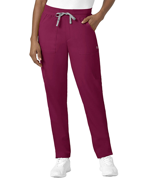 WonderWink Pro Women's Slim Leg Cargo Scrub Petite Pant