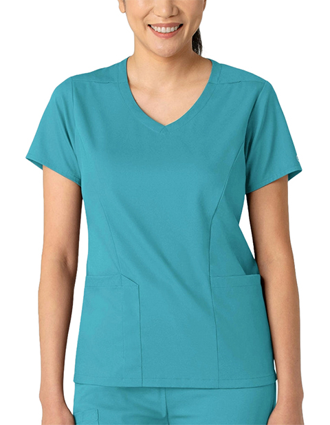 WonderWink Boundless Women's 2-Pocket V-Neck Scrub Top